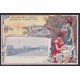 PUERTO DEL ROSARIO ANTIGUA TARJETA POSTAL ART NOVEAU 1902